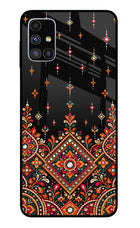 Noir Mehfil Samsung M51 Glass Case