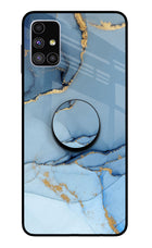 Blue Marble Samsung M51 Glass Case