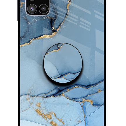 Blue Marble Samsung M51 Pop Case by Casekaro