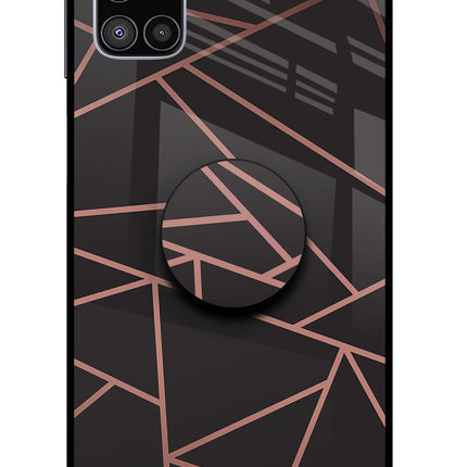 Geometric Pattern Samsung M51 Glass Case