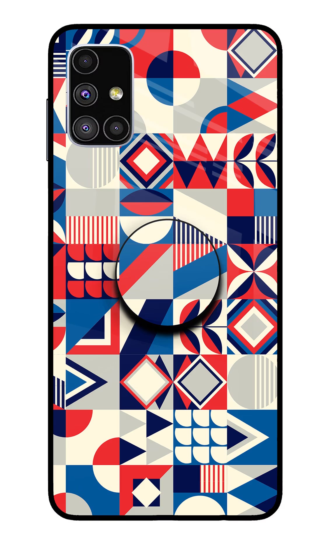 Colorful Pattern Samsung M51 Pop Case by Casekaro