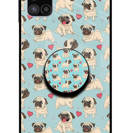 Pug Dog Samsung M51 Glass Case