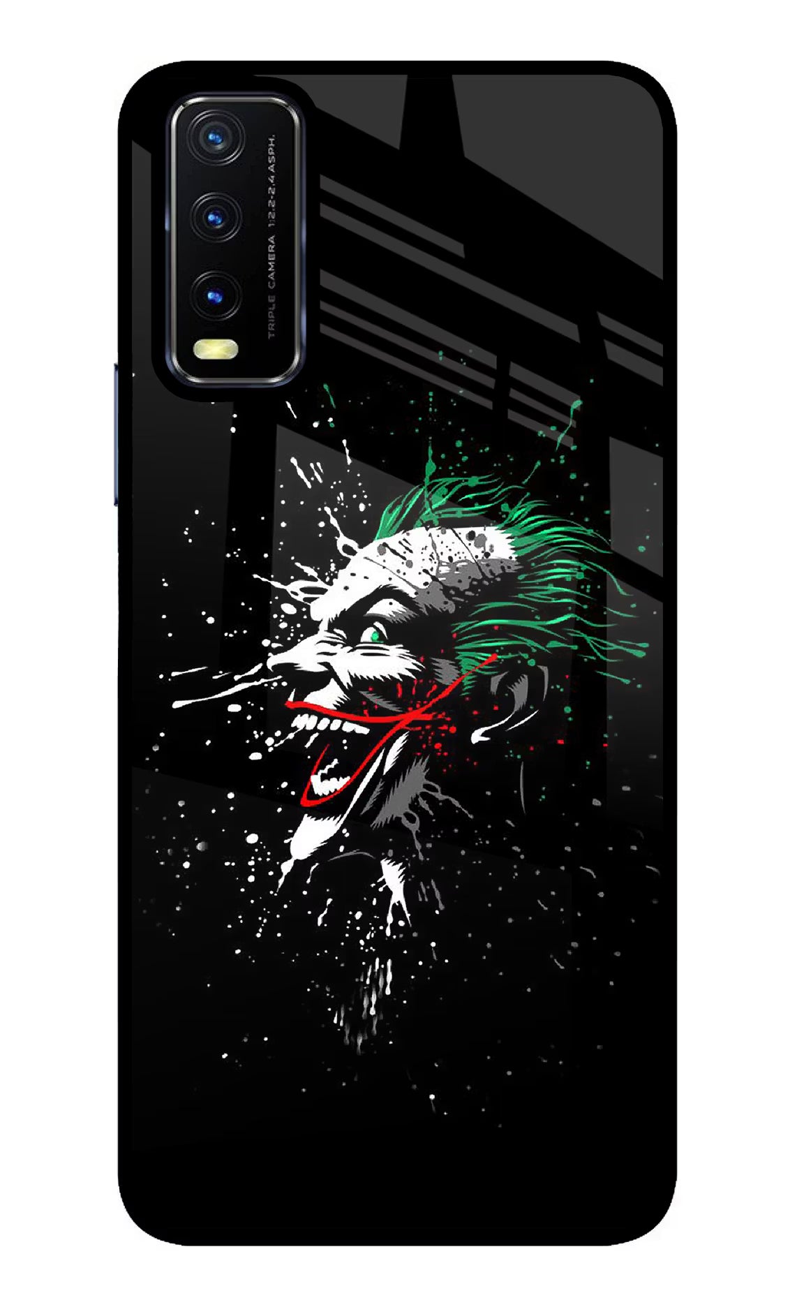 Joker Vivo Y20/Y20i Glass Case Back Cover by Casekaro