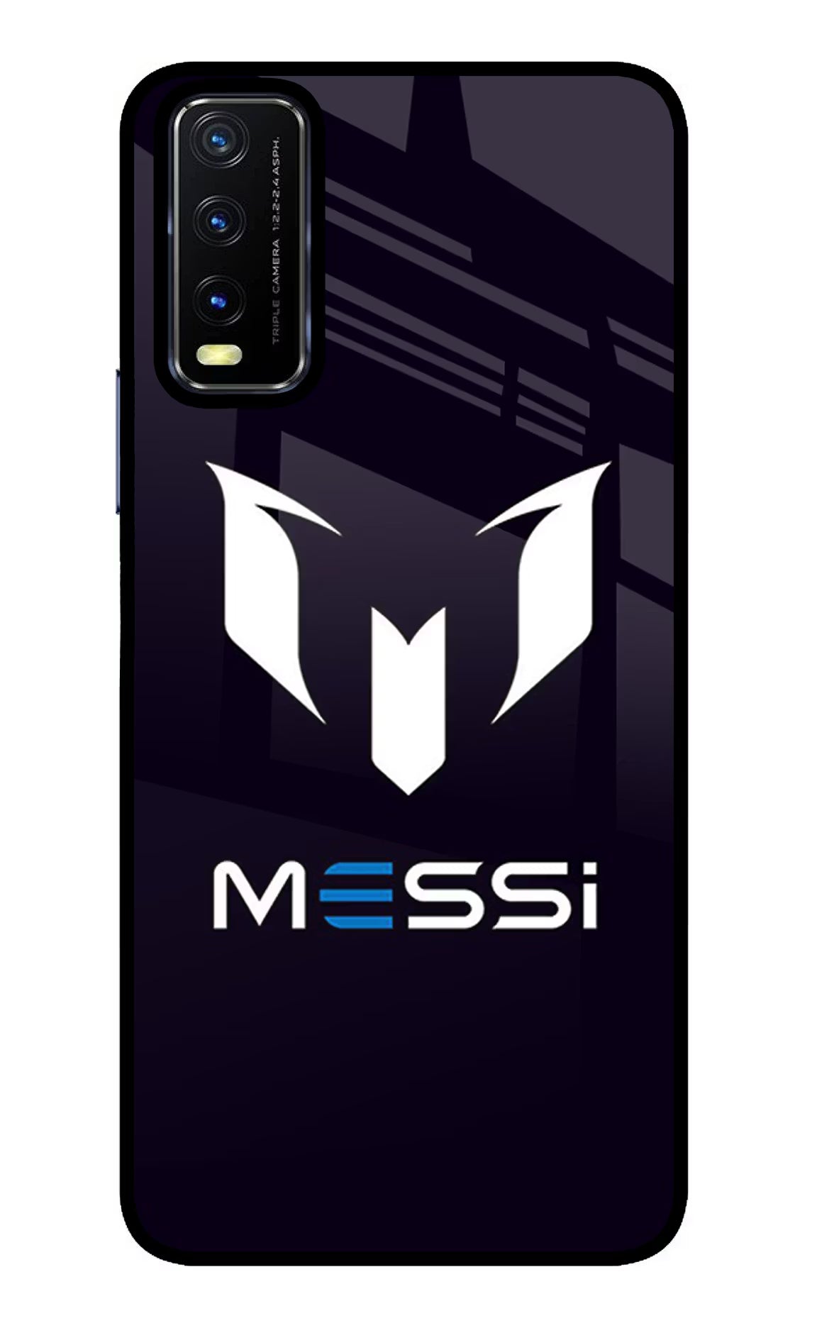 Messi Logo Vivo Y20/Y20i Glass Case