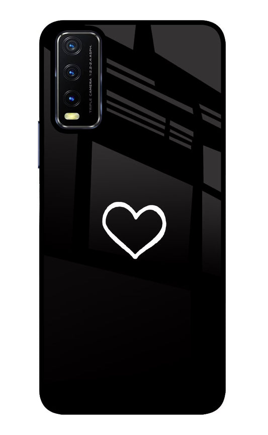 Heart Vivo Y20/Y20i Glass Case