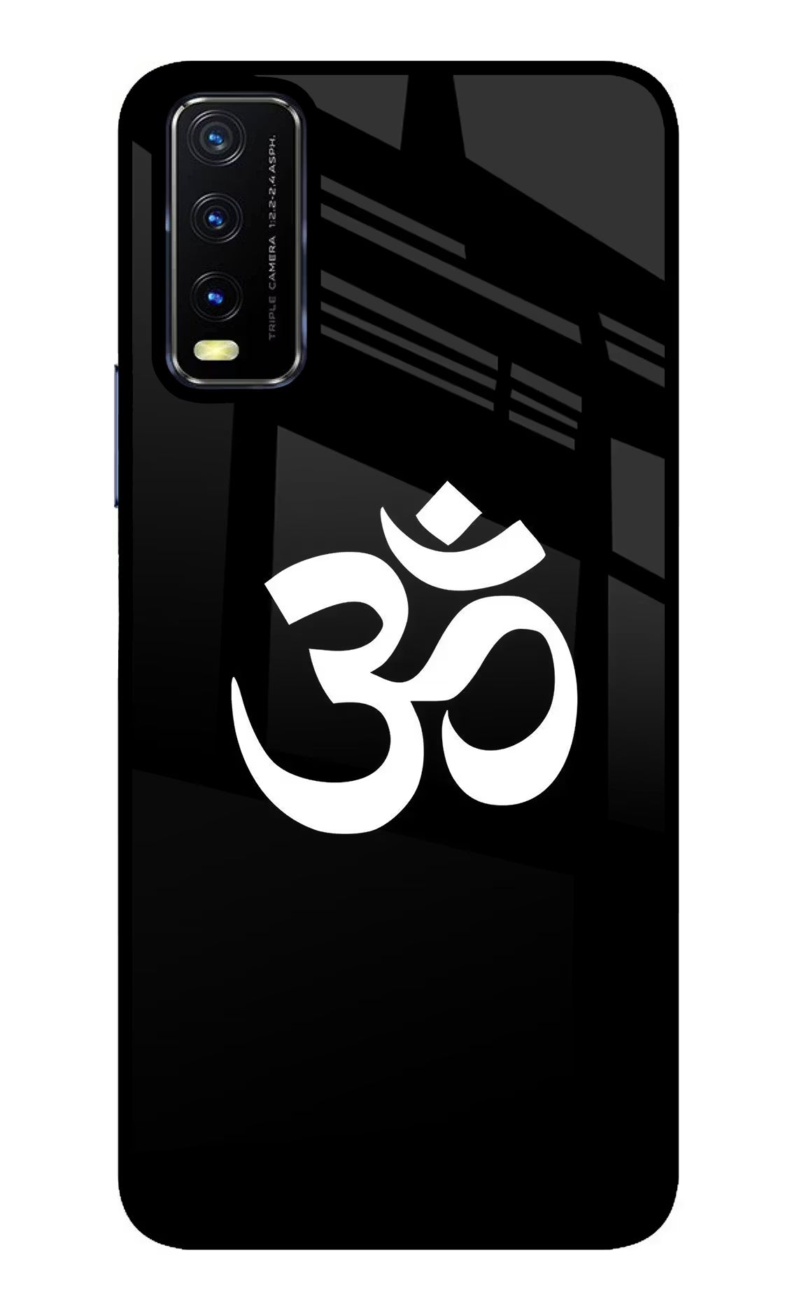 Om Vivo Y20/Y20i Glass Case Back Cover by Casekaro