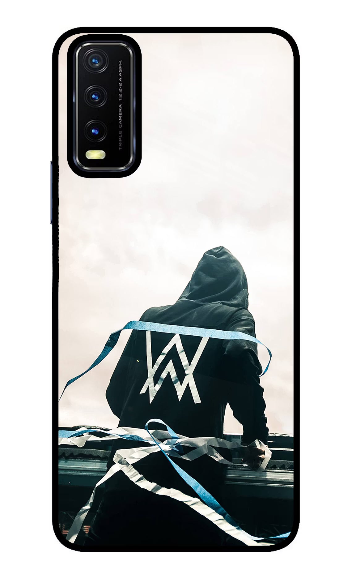Alan Walker Vivo Y20/Y20i Glass Case Back Cover by Casekaro