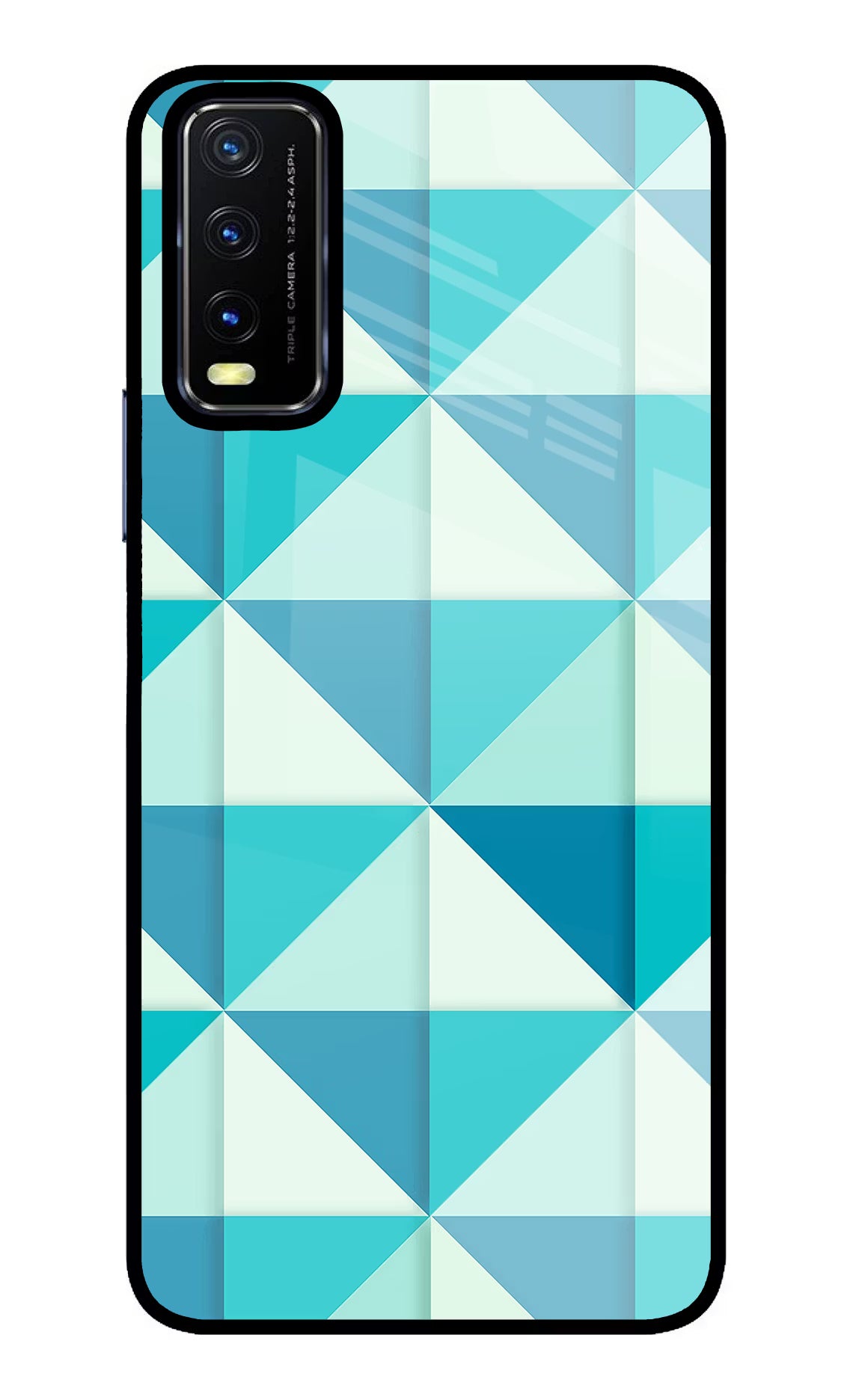 Abstract Vivo Y20/Y20i Glass Case Back Cover by Casekaro
