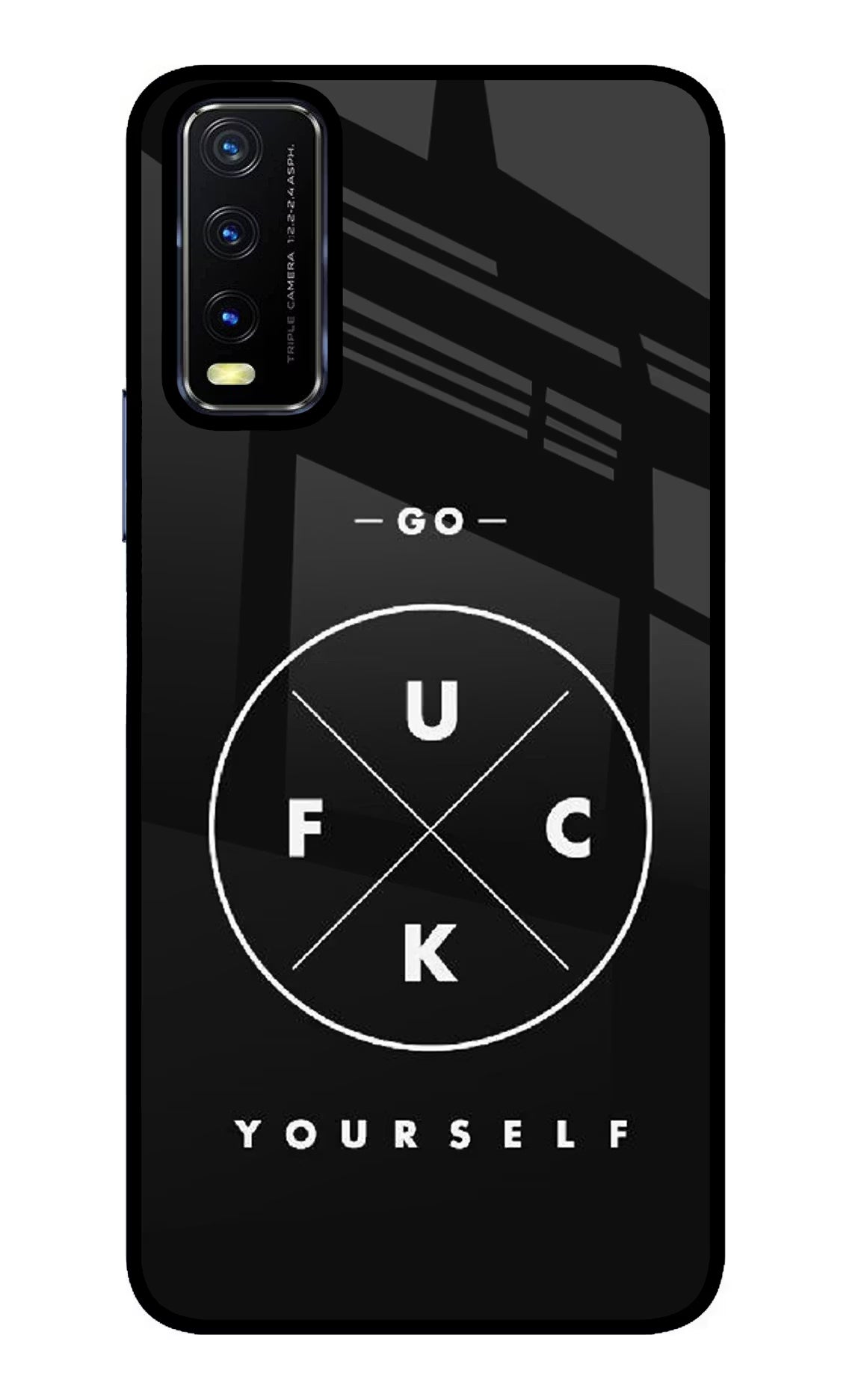 Go Fuck Yourself Vivo Y20/Y20i Glass Case