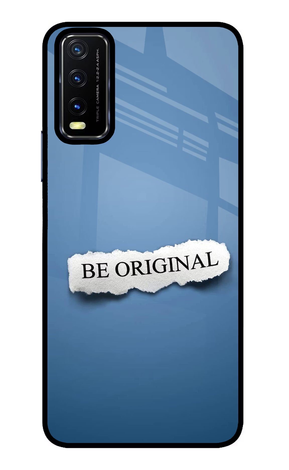 Be Original Vivo Y20/Y20i Glass Case Back Cover by Casekaro