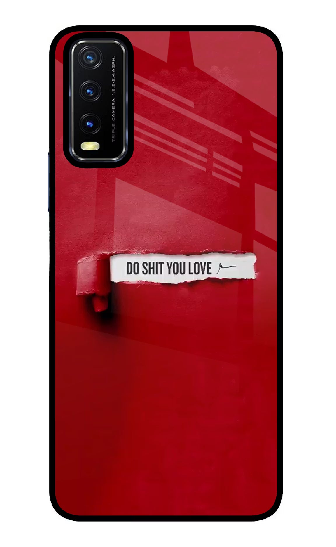 Do Shit You Love Vivo Y20/Y20i Glass Case