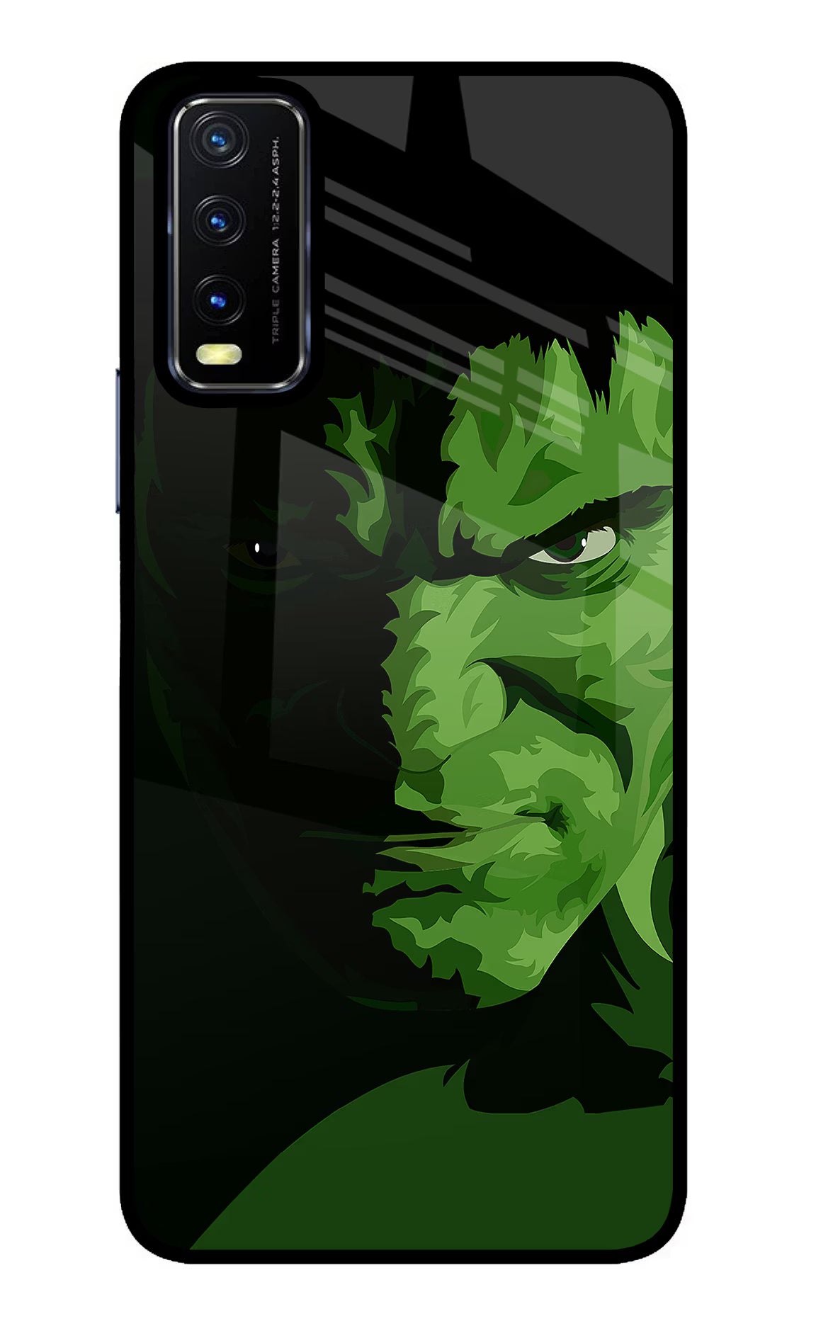 HULK Vivo Y20/Y20i Glass Case Back Cover by Casekaro