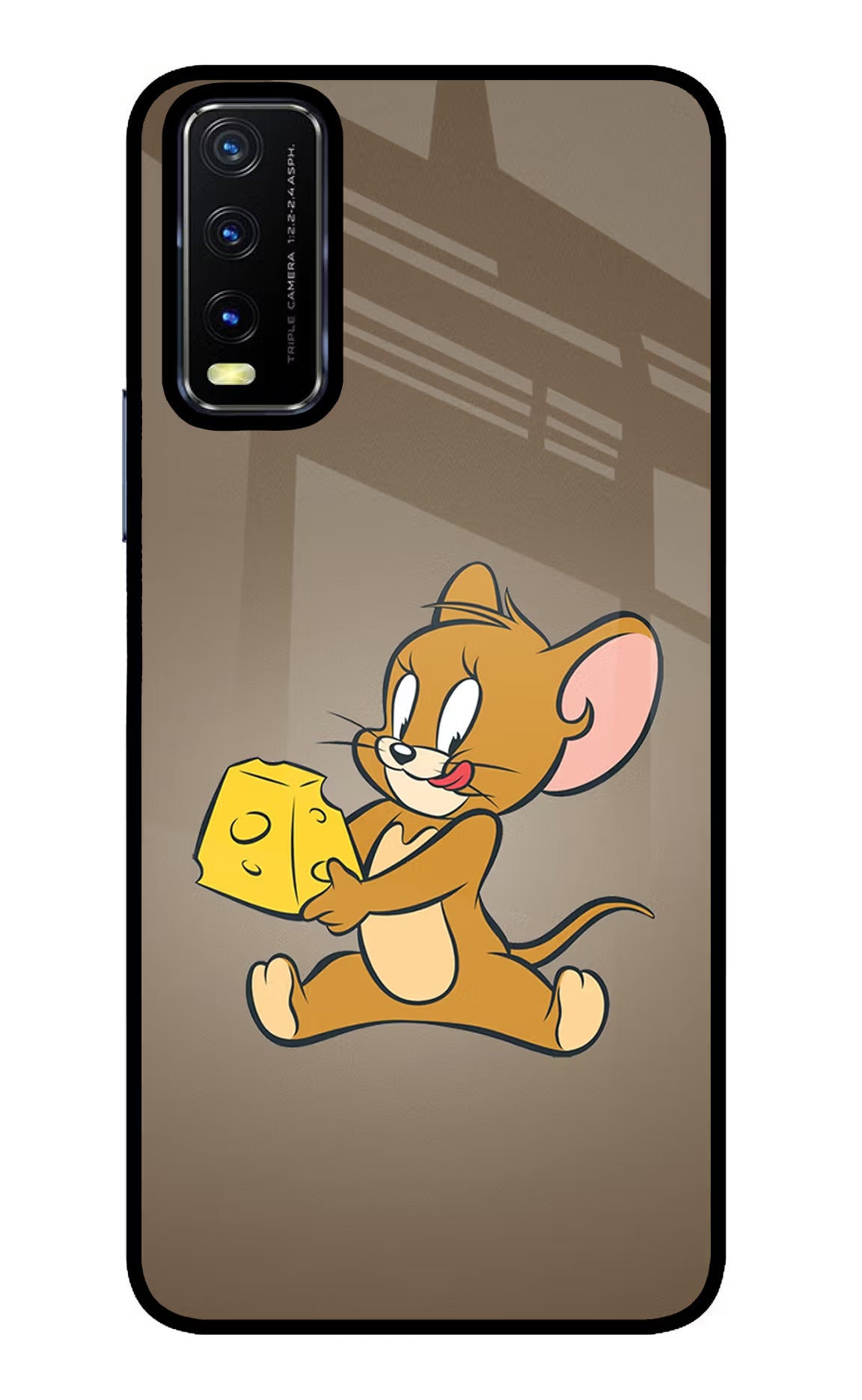 Jerry Vivo Y20/Y20i Glass Case Back Cover by Casekaro