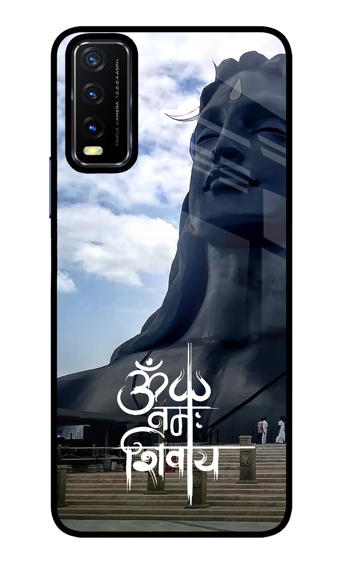 Om Namah Shivay Vivo Y20/Y20i Glass Case Back Cover by Casekaro