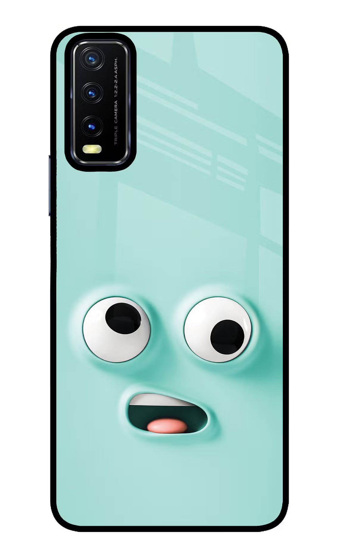 Funny Cartoon Vivo Y20/Y20i Glass Case Back Cover by Casekaro