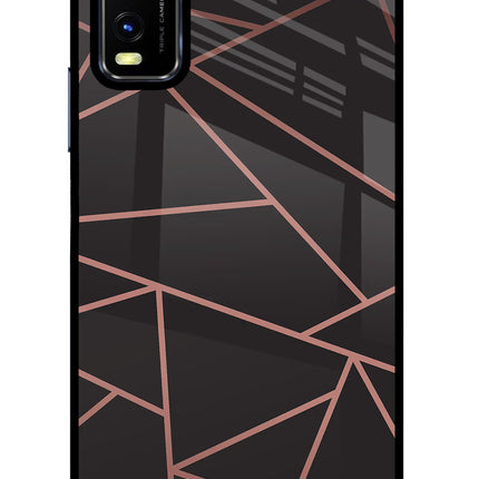 Geometric Pattern Vivo Y20/Y20i Glass Case