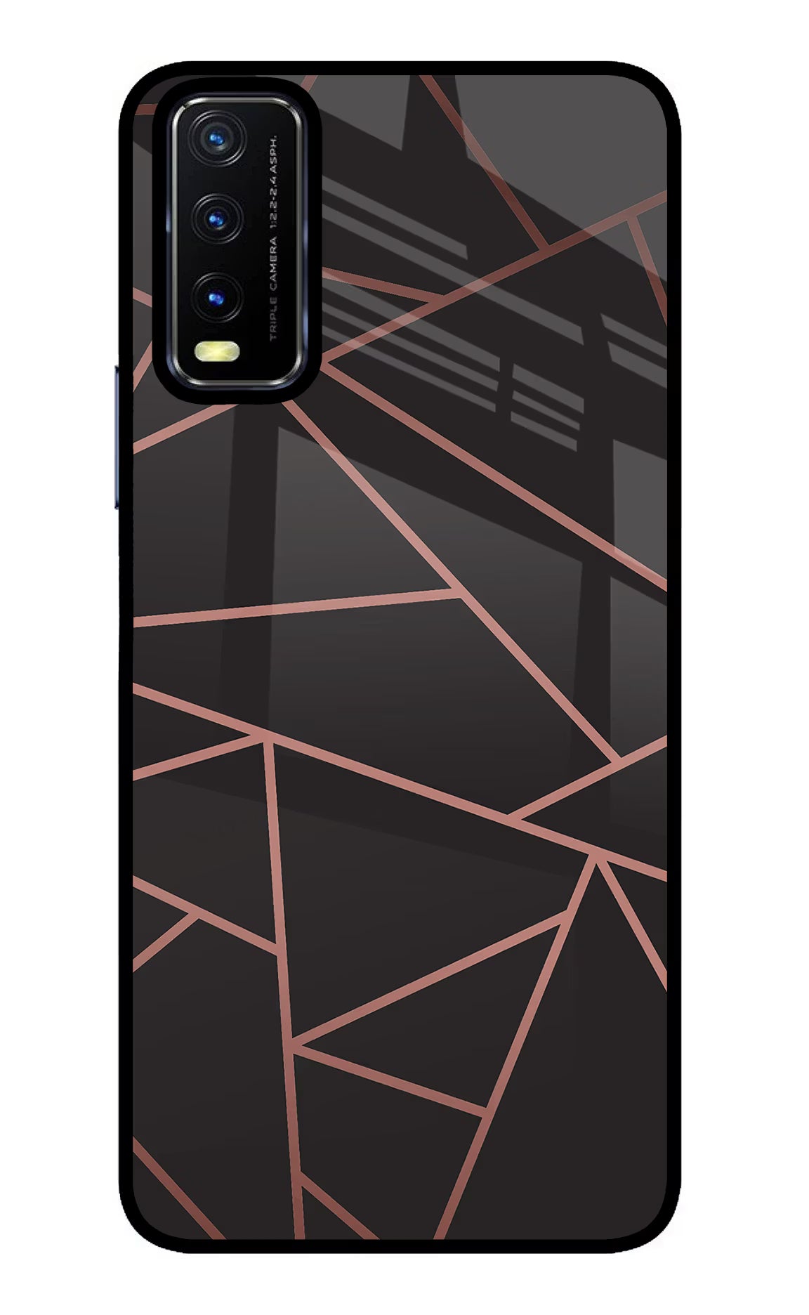 Geometric Pattern Vivo Y20/Y20i Glass Case