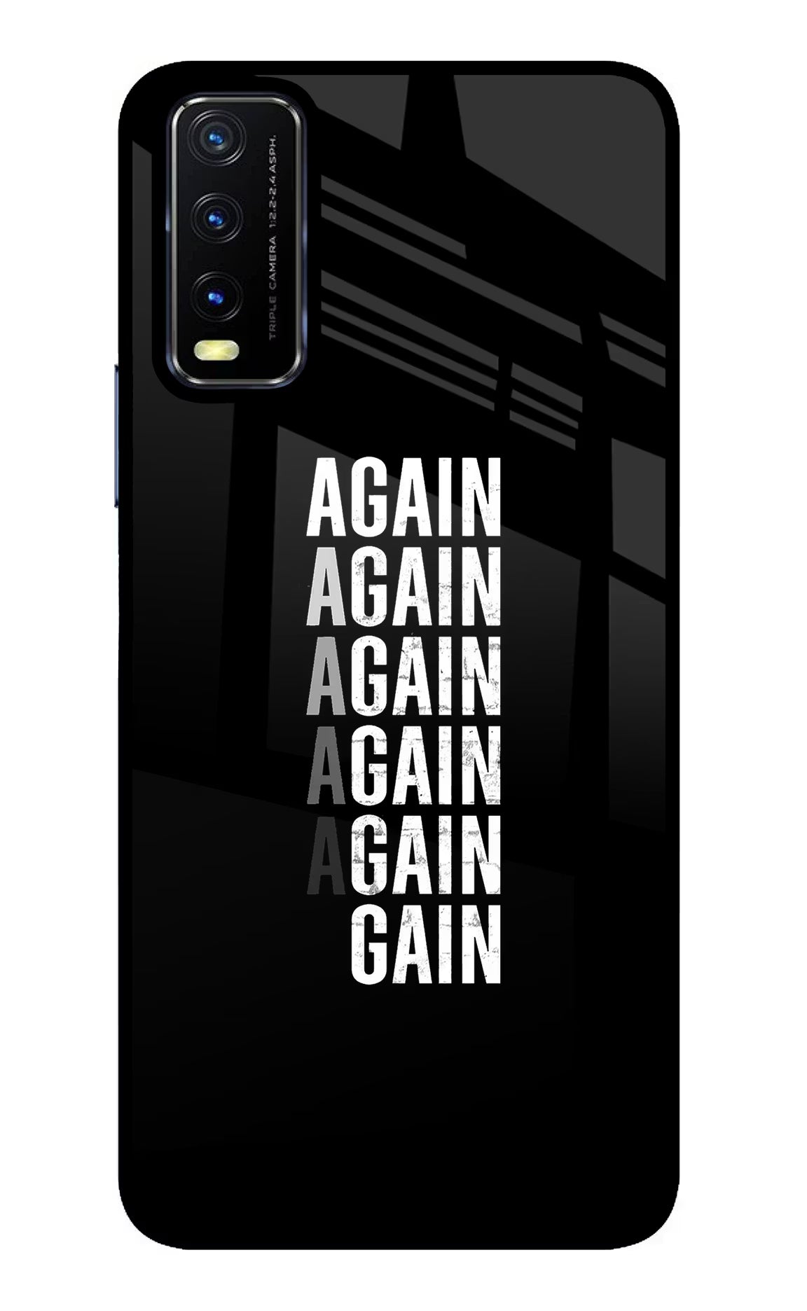 Again Again Gain Vivo Y20/Y20i Glass Case