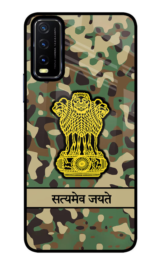 Satyamev Jayate Army Vivo Y20/Y20i Glass Case