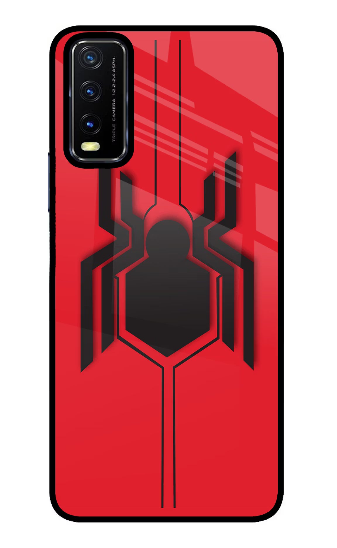 Spider Vivo Y20/Y20i Glass Case Back Cover by Casekaro