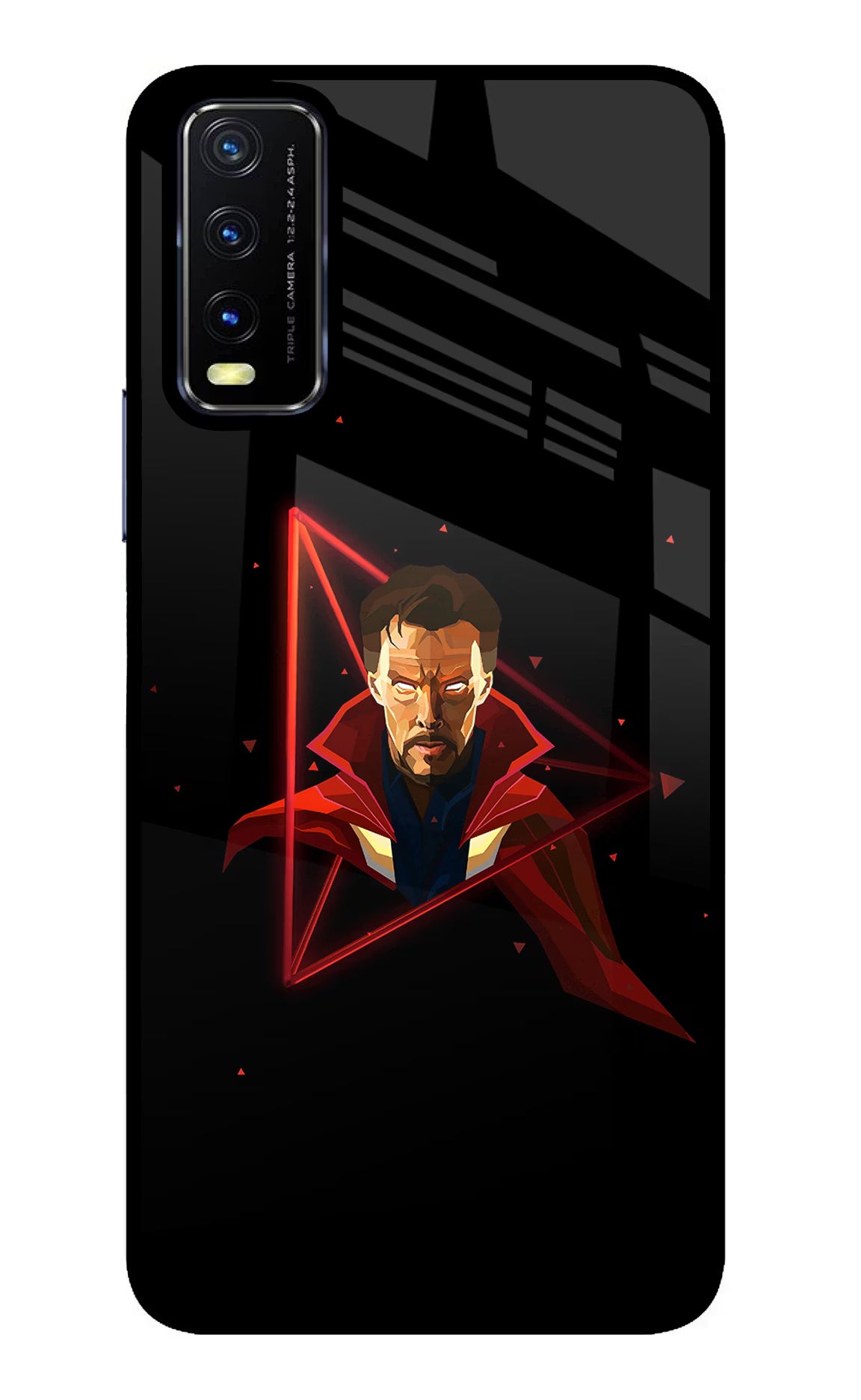 Doctor Ordinary Vivo Y20/Y20i Glass Case Back Cover by Casekaro