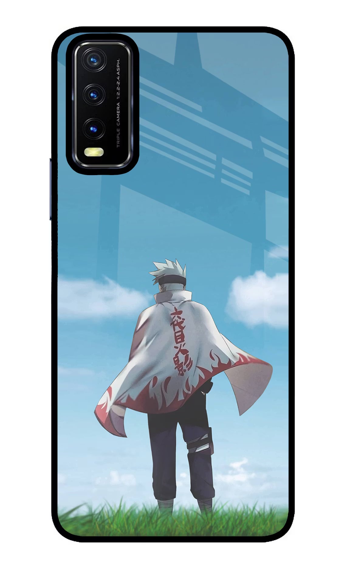 Kakashi Vivo Y20/Y20i Glass Case Back Cover by Casekaro