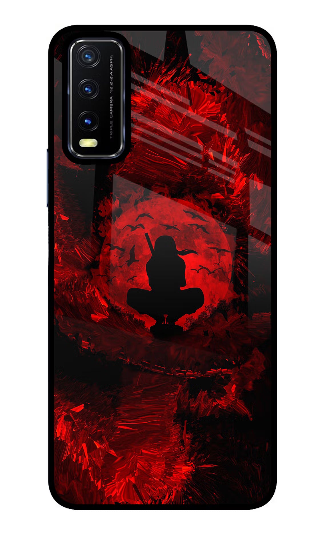 Itachi Uchiha Vivo Y20/Y20i Glass Case