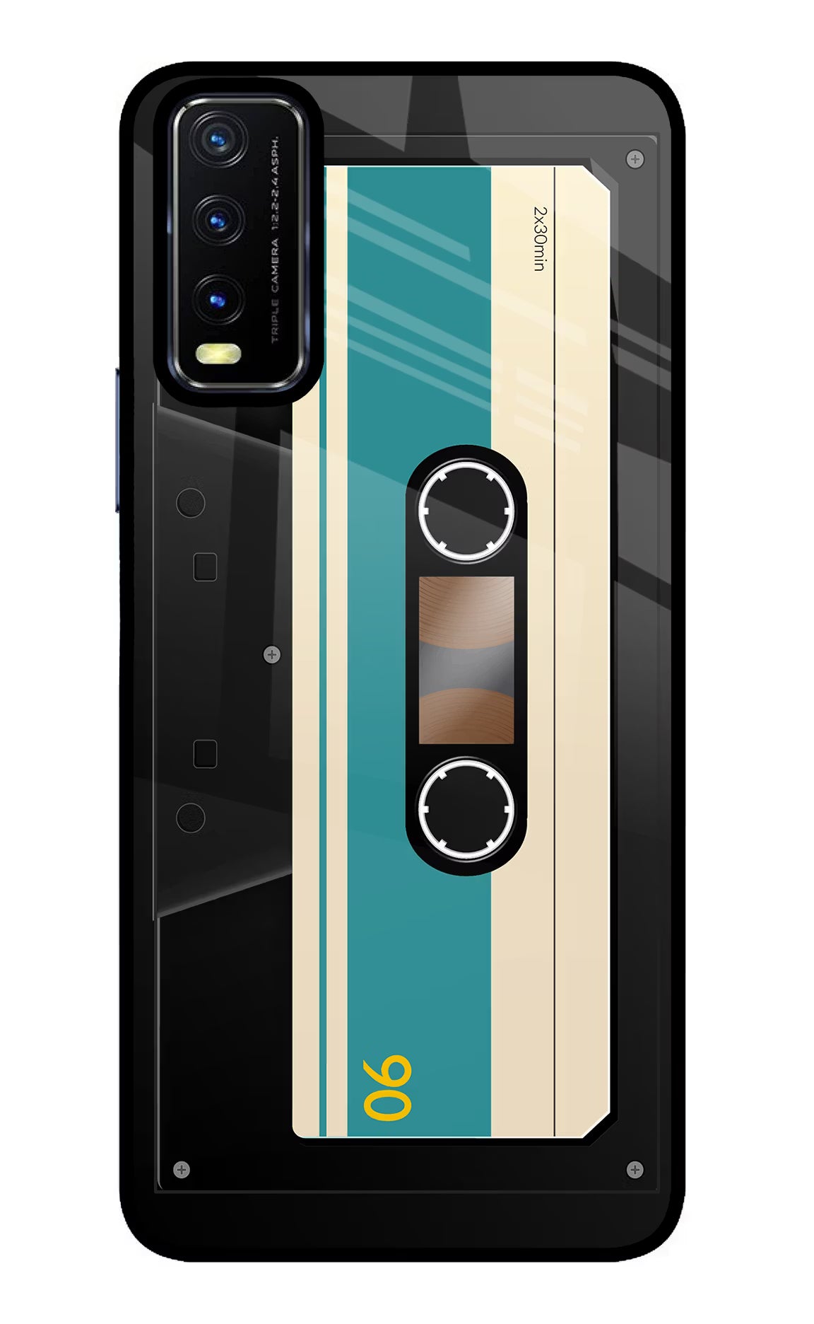 Cassette Vivo Y20/Y20i Glass Case