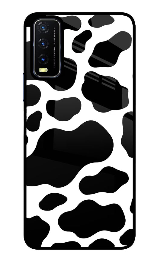 Cow Spots Vivo Y20/Y20i Glass Case