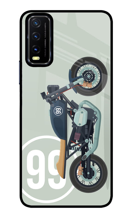 Classic Cafe Racer 99 Vivo Y20/Y20i Glass Case