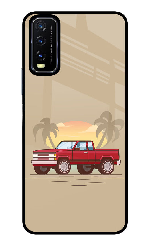 Desert Classic Drive Vivo Y20/Y20i Glass Case