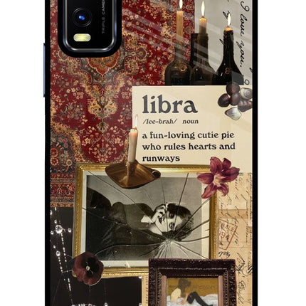 Libra Zodiac Vivo Y20/Y20i Glass Case