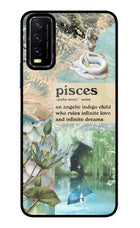 Pisces Zodiac Vivo Y20/Y20i Glass Case