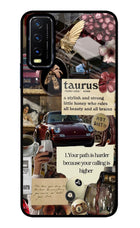 Taurus Zodiac Vivo Y20/Y20i Glass Case