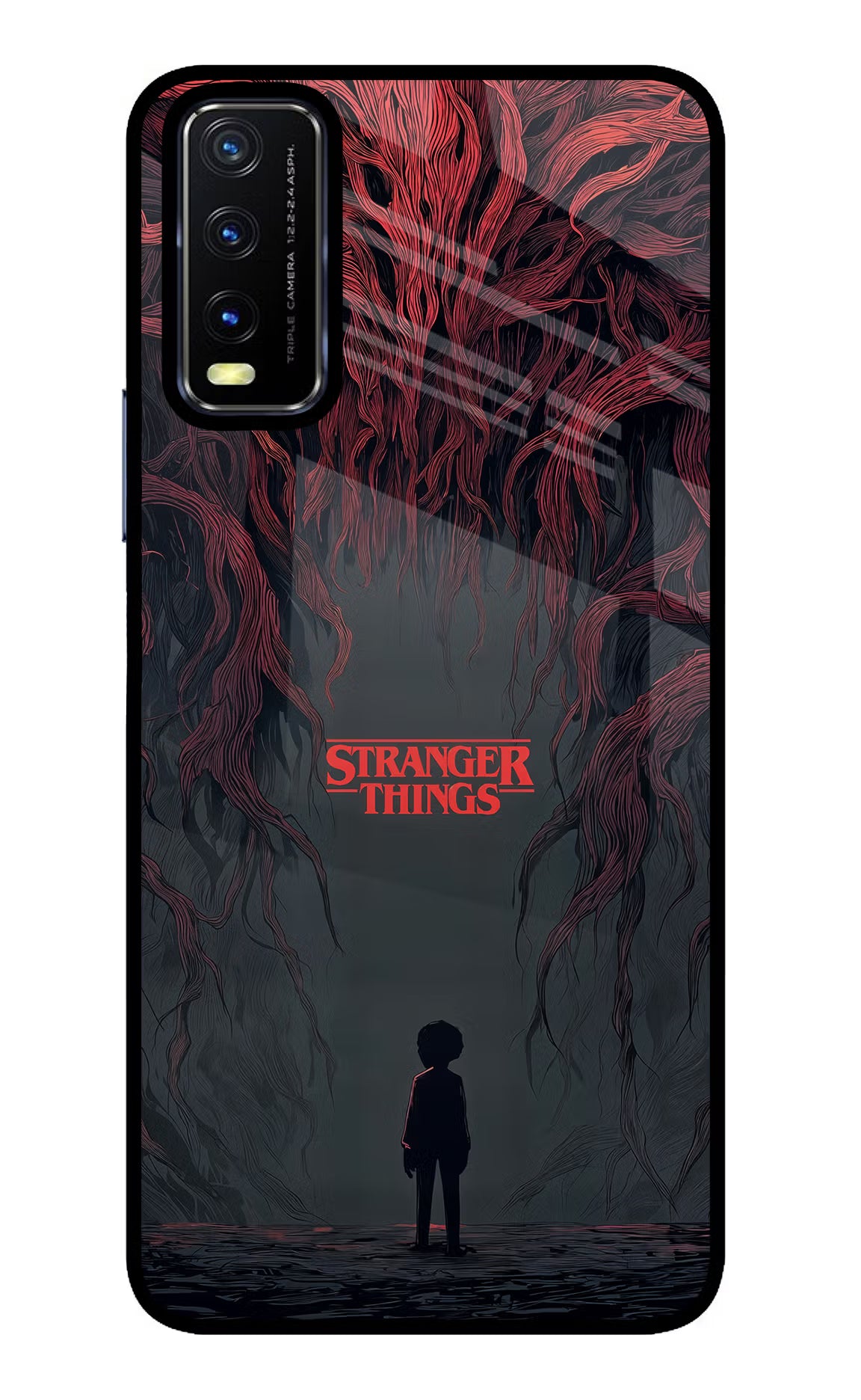 Ordinary Things Dark Side Vivo Y20/Y20i Glass Case Back Cover by Casekaro