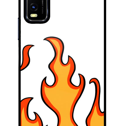 Fired Up – White Vivo Y20/Y20i Glass Case