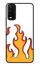 Fired Up – White Vivo Y20/Y20i Glass Case