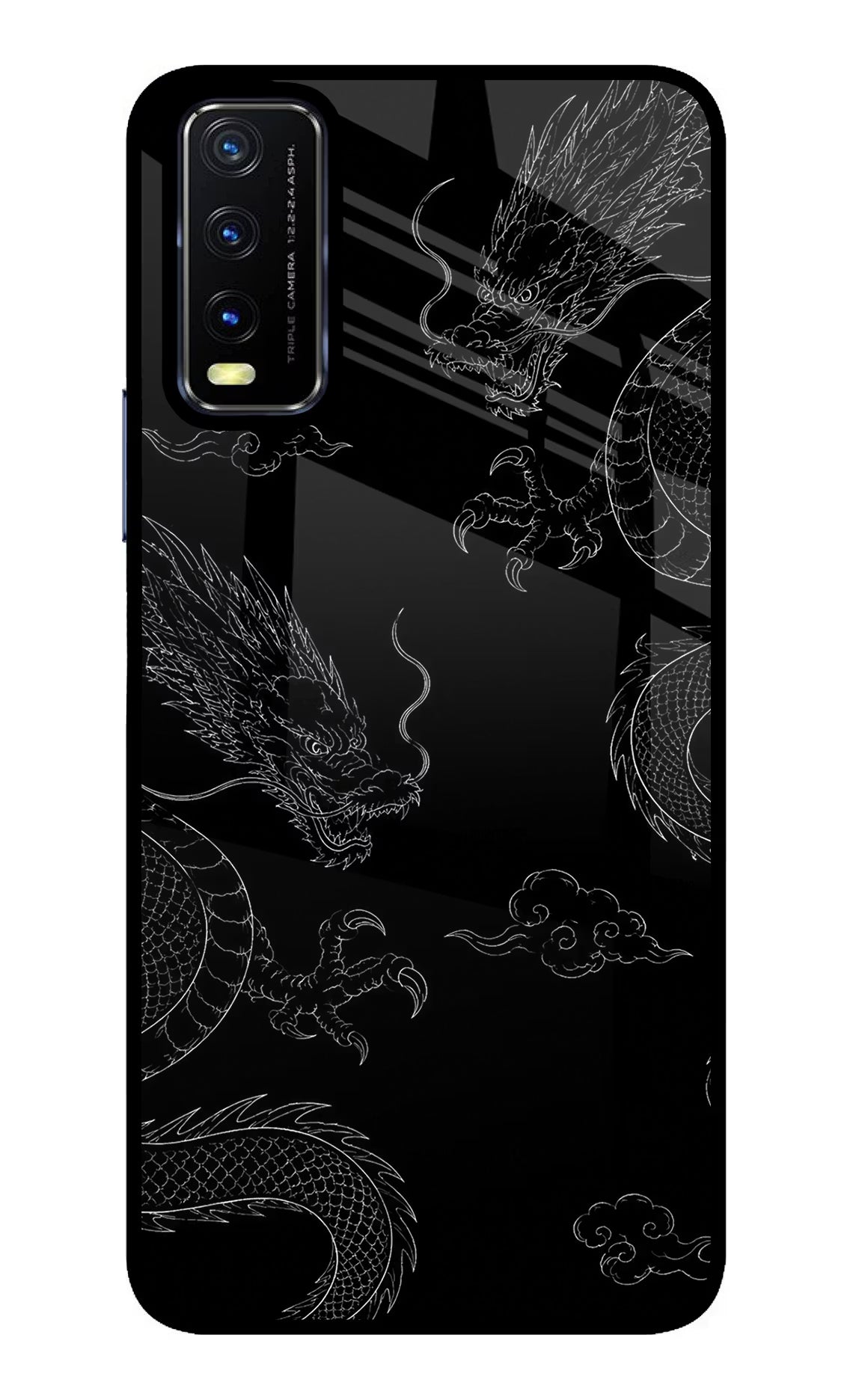 Twin Dragons Vivo Y20/Y20i Glass Case