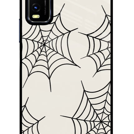 Spider Web Vivo Y20/Y20i Glass Case
