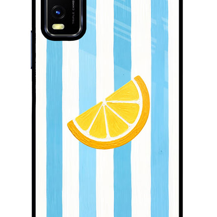 Summer Lemon Vivo Y20/Y20i Glass Case