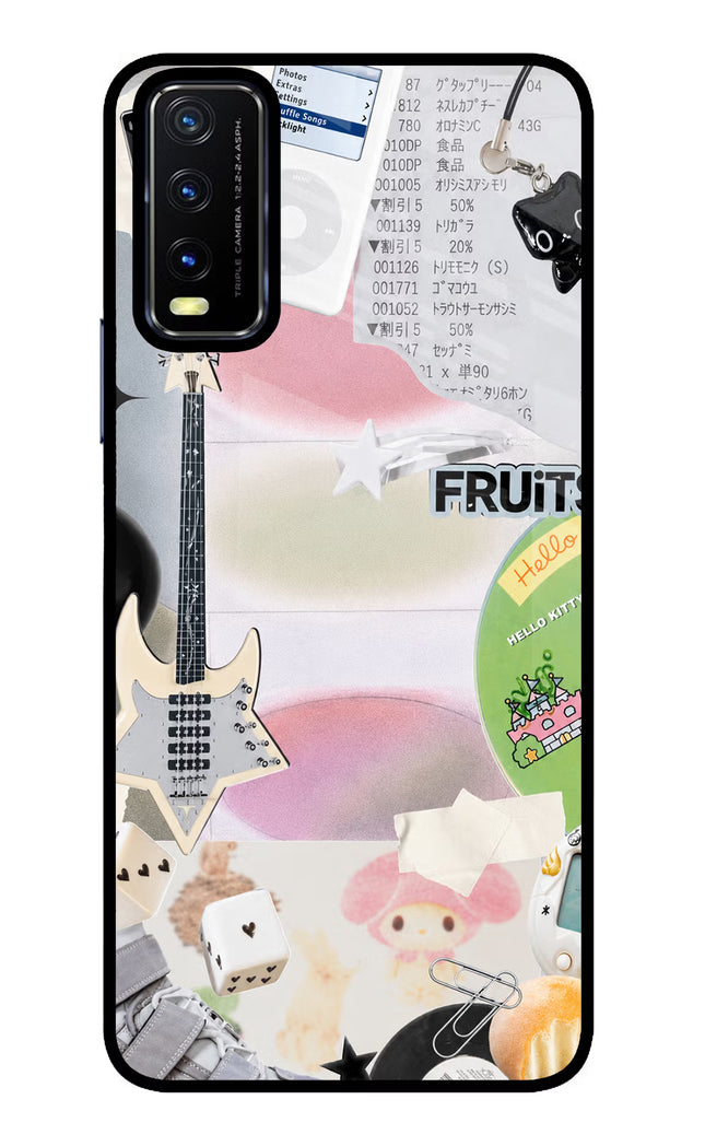 Softcore case Vivo Y20/Y20i Glass Case
