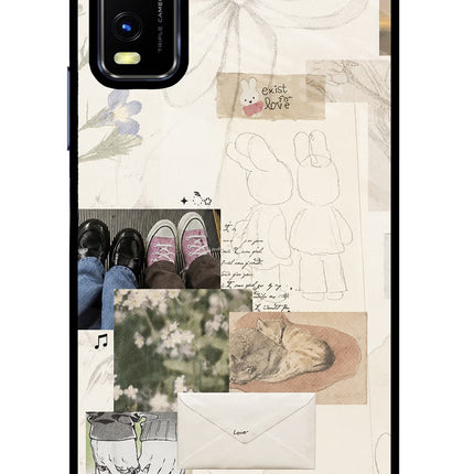Soft Aesthetic Vivo Y20/Y20i Glass Case