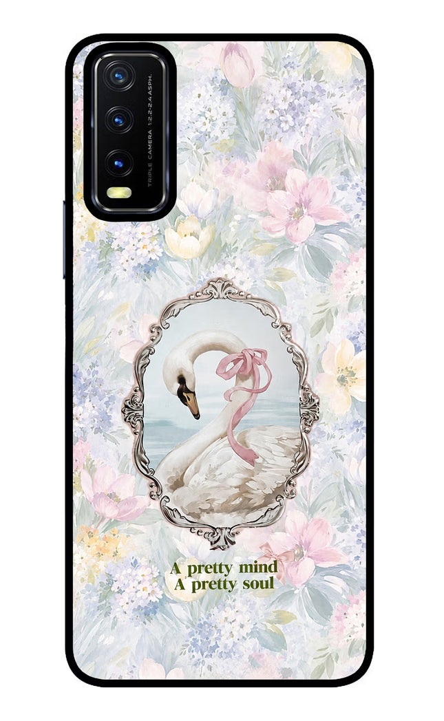 Pretty Mind Pretty Soul Vivo Y20/Y20i Glass Case