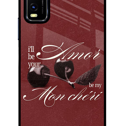 Velvet Cherry Vivo Y20/Y20i Glass Case