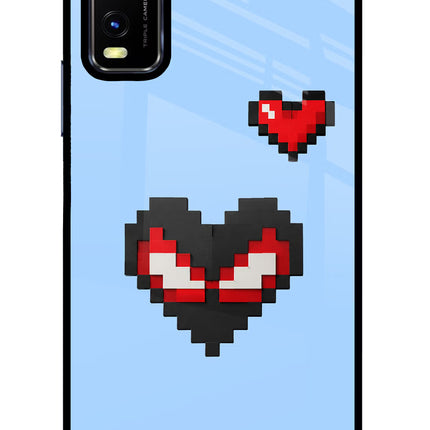 Peter Heart Vivo Y20/Y20i Glass Case