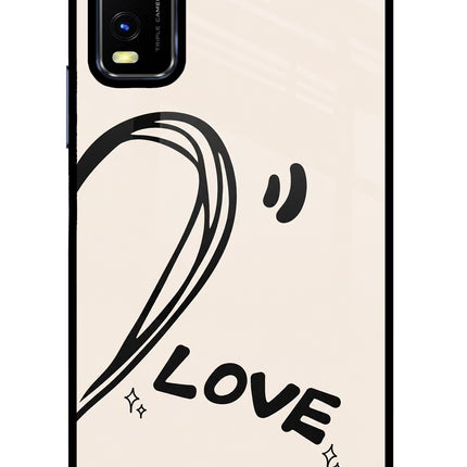 Soul Line Vivo Y20/Y20i Glass Case