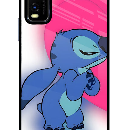 Stitch Hug Vivo Y20/Y20i Glass Case