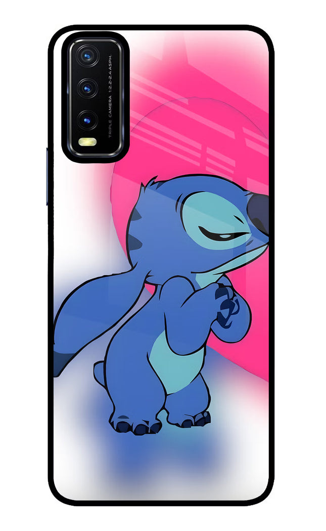 Stitch Hug Vivo Y20/Y20i Glass Case