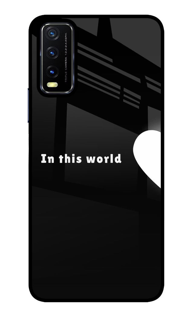 This World Vivo Y20/Y20i Glass Case
