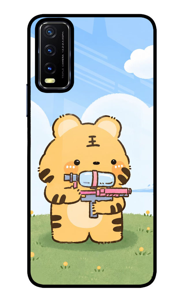 Tiger Treat Vivo Y20/Y20i Glass Case